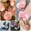 MARGREDY 1 Cặp Khóa Giày Hoa Bướm Cổ Tích Thái Lan, Thiết Kế Cá Tính Trang Trí Giày Phalaenopsis Xăng đan Hoa, Mô Phỏng Phụ Kiện Giày Hoa Ngọt Ngào