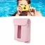 apill Vỏ bảo vệ cho Fuji Link 3 Da PU có nắp lật từ tính Phụ kiện máy in (Trắng)