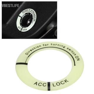 VBESTLIFE Vbestlife Acouto Đánh Lửa Công Tắc Vòng Trang Trí Ô Tô Xe Máy Dạ Quang Bắt Đầu Dừng Lỗ Khóa Vòng Tròn Bao Viền Đa Năng Trong Bóng Tối
