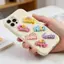 Tự làm DIY kẹp tóc, bình nước mũ bảo hiểm, mặt dây chuyền trang trí "Happy Sweet" họa tiết chanh và hoa tặng kèm keo dán
