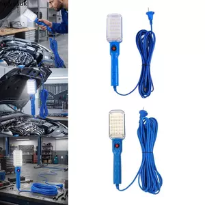 Đèn LED làm việc LACYESUK, Đèn pin xưởng di động 30 đèn LED, Cáp nguồn 5m sáng di động ABS Đèn làm việc nhà để xe