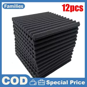 12 chiếc Bảng điều khiển hấp thụ phòng thu xốp cách âm