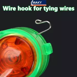MAKY 1 Máy Tính Cá Cắn Báo Động Câu Cá Nhạy Cảm Cao Chuông Âm Thanh Đèn LED Đèn Báo Kẹp Cần Câu Buzzer Phụ Kiện Câu Cá VN