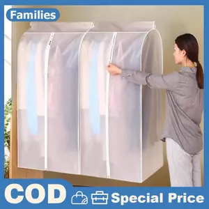 Dung Tích Lớn Quần Áo Che Bụi Quần Áo Bảo Quản Treo Quần Áo Quần Áo Phù Hợp Với Áo Khoác Thiệning