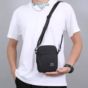 Túi Mini nam thông thường E-WOITD có dây đeo chéo cho chuyến đi trong ngày hợp thời trang và dễ dàng mang theo E-WOITD