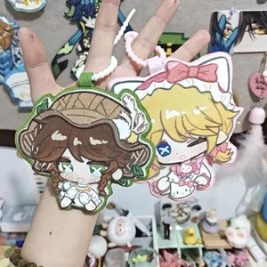 Nhận dạng V Người Làm Vườn Cảm Thấy Móc Khóa Anime Dễ Thương Túi Trò Chơi Quyến Rũ Handmade Sang Trọng Mặt Dây Chuyền Ba Lô Phụ Kiện Quà Tặng