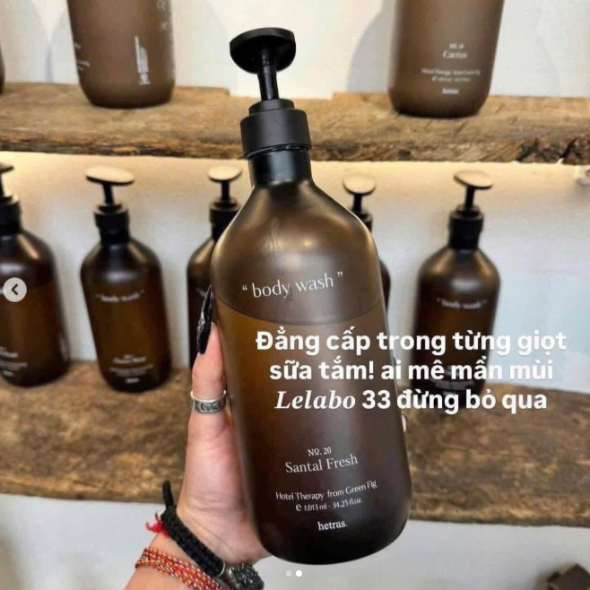 SỮA TẮM HETRAS NO20 SANTAL FRESH 1013ML