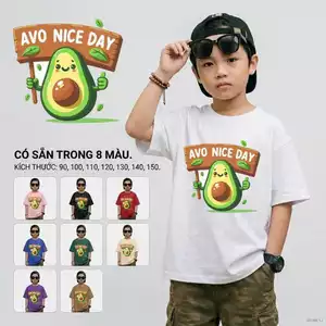 Áo thun bé trai in họa tiết Mềm mịn Thời trang bé từ 2-12 tuổi