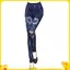Phụ Nữ Gợi Cảm Giả Denim Jean Slim Fit Quần Legging Quần Quần Co Giãn Quần Legging