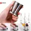 Cốc gấp bằng thép không gỉ 250ml Du lịch ngoài trời Cắm trại Cốc nước có thể gập lại di động có móc khóa Cốc trà có thể thu vào VN