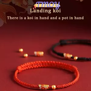 TMOY Thời Trang Tay Bện Cá Koi Luy Vòng Tay Tay Dệt Tay Lắc Tay Cho Nữ Người Bạn Thân Nhất Người Yêu Kích Thước Vòng Tay Có Thể Điều Chỉnh Quà Tặng TMOY