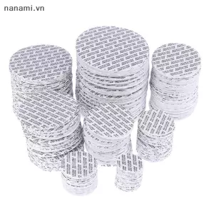 200 Cái Tự Dính Bọt Áp Lực Nhạy Cảm Nắp Lót Miếng Lót Chống Tamper Lót Lót Cho Bình Đựng Mỹ Phẩm 20MM-82MM [VN]