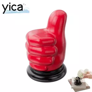 Hộp đựng tăm YICA, Hộp tăm đa chức năng ABS, Hộp tăm bông hình ngón tay cái Trang trí nhà cửa