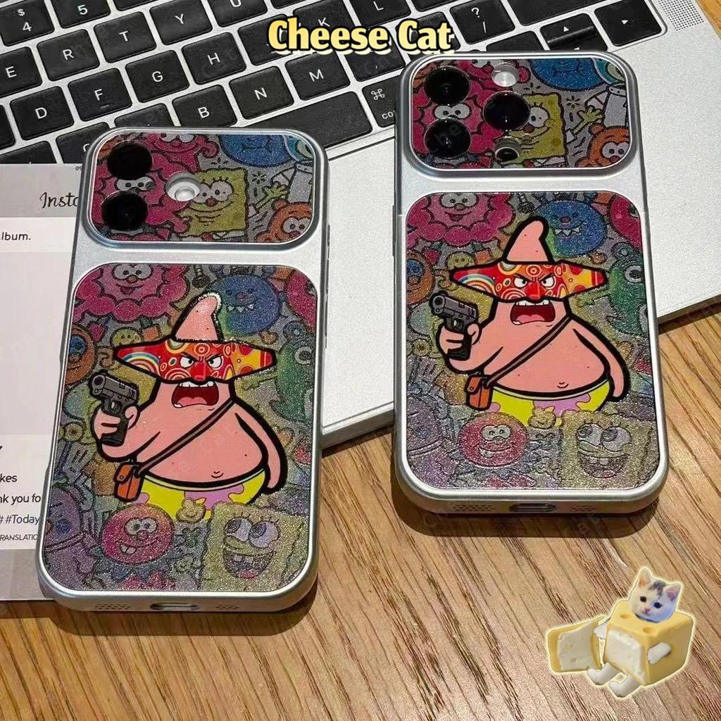 Ốp điện thoại iPhone thời trang bạo lực sao biển cho iPhone 15 13 12 11 14 Plus 16 17 Pro Max XR Xs Max Da bảo vệ