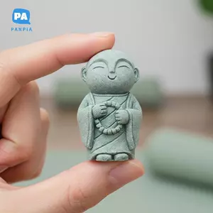 Tượng Thu Nhỏ 4 Tượng Sư Nhỏ Tượng Nhỏ Nhựa Điêu Khắc Bình Tĩnh Thiền Trang Trí Sân Vườn Cho Phòng Yoga Kệ Trưng Bày VN