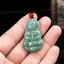 Phong cách mới Ice a Goods Bean Green Guanyin Tượng Phật Mặt dây chuyền