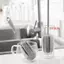 DARON Bàn Chải Làm Sạch Cốc Tay Cầm Dài Miếng Bọt Biển Gia Đình Cho Cốc Thủy Tinh Chai Tiện Ích Nhà Bếp
