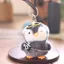 HK1 Penguin Plushie Móc khóa có kính râm Túi đựng máy ảnh Mini Túi dễ thương Charm KH1