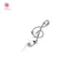 MJnmc Musical Note Kẹp Tóc Với Kim Cương Giả Trang Trí Bên Mũ Cho Bé Gái Phong Cách Độc Đáo Phụ Kiện Tóc Cho Quà Tặng Mới