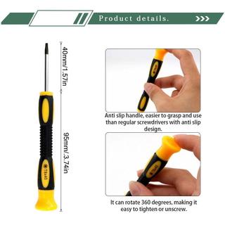Tua vít Torx LAKAMMY, có lỗ T3 / T4 / T5 / T6 / T7H / T8H / T10H Dụng cụ sửa chữa tháo gỡ, Công cụ cải tiến nhựa chuyên nghiệp cho xbox 360, xbox one, ps3, ps4 Bộ điều khiển không dây