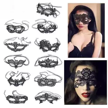 bịt mắt ngủ cao cấp bịt mắt ngủ mềm mại Pure Desire Phong Cách Cảm Xúc Đen Ren Edge Mặt nạ Mắt Abstinence Series Shading Ngủ Cực Cay Không Khí Pháp Cảm Giác Bịt Cảm Xúc