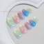 24 Chiếc Bấm Vào Móng Tay Với Gradient Nàng Tiên Cá Trang Trí Bóng Có Thể Tái Sử Dụng Nhân Tạo Đầu Móng Tay Cho Đảng Ảnh Mặc