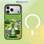Ốp Điện Thoại Acrylic Từ Tính Streetball Cowboy Cho IPhone 15 14 13 12 16 Plus 17 Pro Max 17Air Vỏ Bảo Vệ Chống Sốc