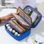 GCDHome 72 Lỗ Phác Thảo Bút Túi Bảo Quản Phổ Biến Sinh Viên Hộp Đựng Bút Chì Ba Lớp Bút Chì Văn Phòng Phẩm Túi Bảo Quản HOT