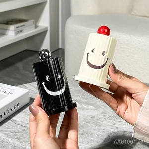 Hộp tăm mặt cười Hộp đựng tăm gia đình Hộp đựng tăm độc đáo Đồ trang trí dễ thương Hộp tăm bông Hộp đựng tăm nha khoa Hộp đựng tăm BZOG