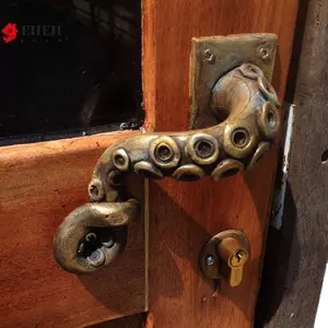 Núm Cửa Bạch Tuộc Vintage Phong Cách Động Vật Móc Ngoài Trời Đồ Nội Thất Ngăn Kéo Thanh Kéo Tay Cầm Phần Cứng Cổ Kéo VN