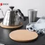 10 Chiếc Cốc Thảm Gỗ Tròn Tự Nhiên Miếng Lót Bền Chống Trơn Trượt Nút Chai Coaster Trà Cà Phê Cốc Đựng Đồ Uống Để Trang Trí Bàn DIY Bộ Đồ Ăn VN