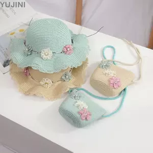 Mũ chống nắng trẻ em YUJUNI, Nhiều màu Mũ chống nắng cho bé gái 2-8 tuổi, Mũ ngư dân dễ thương thời trang đi biển