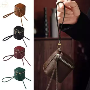 Túi đựng son môi AWNGD, Hộp đựng tai nghe chống nước Hộp đựng tiền xu vuông nhỏ, Hộp đựng thẻ tín dụng nhẹ Mini dành cho nữ