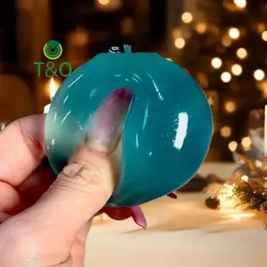 1 Cái Đồ chơi Fidgets cảm giác chống căng thẳng Mô phỏng mềm trong suốt màu xanh Maltose Đồ chơi đàn áp chậm [mới]
