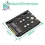 M.2 SSD sang U.2 SFF-8639 Key B + M Adapter NVMe SATA SSD sang PCIe3.0 Chuyển Đổi Cho Máy Tính Để Bàn Truyền Dữ Liệu