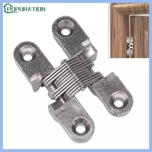 POP 4 Miếng Bản Lề Bằng Thép Không Gỉ Cho Màn Hình Cửa Gấp Và Nắp Bàn Bản Lề Vô Hình Cho Không Gian Nhỏ Tủ Gia Đình C