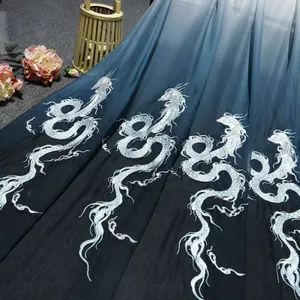 Tunanyoulong Thêu Vải Hanfu Cổ Sườn Xám Vải Mùa Hè Váy Trẻ Em Quần Áo Bé Quần Áo Vải Thiết Kế 6.27