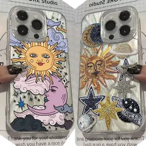 Khảm Punk Cool Angel Sun Vỏ Điện Thoại Di Động Cho Xiaomi Note 15 14 Pro 13 Plus Redmi A7 PRO 15 5G 15C 14C 15A Vỏ Điện Thoại Silicon Acrylic Kết Cấu Lông Cứng