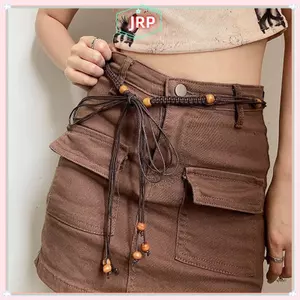 JRP Đơn Giản Đa Năng Phong Cách Dân Tộc Dây Thắt Lưng Cho Nữ Váy Đính Hạt sel Eo Dây Xích Vintage Đầm Trang Trí Thắt Lưng Quà Tặng JRP