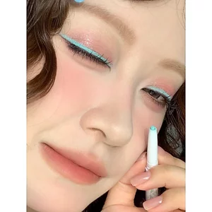 chuốt mắt mascara cọ kẻ bọng mắt cọ kẻ mắt eyeliner Cảm nhận màu xanh lá cây bạc hà!Bút kẻ mắt hai đầu Mint Mambo Bút Gel màu lâu trôi không thấm nước Không dễ nhòe cho người mới bắt đầu