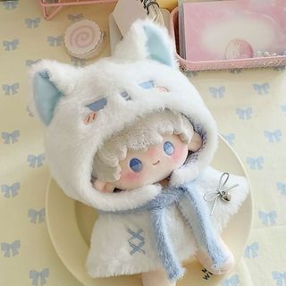10cm Quần Áo Cho Bé Mèo Mèo Động Vật Cơ Thể Áo Choàng Ngôi Sao Cơ Thể Mũ cm Dễ Thương Cotton Nhỏ Áo Choàng Búp Bê Trang Phục Quần Áo 6.10