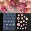 Handmade Tự Làm Frangipani Silicone Móng Tay Nghệ Thuật Khuôn Làm Móng Tay Thời Trang Hoa Thiết Kế Móng Tay Nghệ Thuật Khuôn Mẫu Trong Suốt Cao EMKK