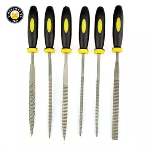 {TB & Bag} Bộ Rasp Gỗ 6 Dụng Cụ Khắc Tập Tin Thợ Mộc 5x140mm Dụng Cụ Riffler Đôi.