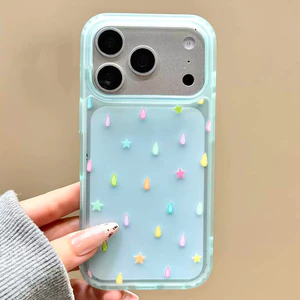 Ốp Điện Thoại Sương Mù Băng Sương Mù Cho iPhone 17 Pro Max 16 15 14 13 Vỏ Bảo Vệ Chống Sốc