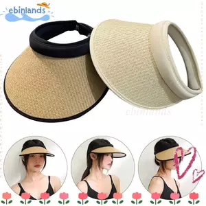 Mũ Rơm EBINLANDS Vành Rộng Mũ Chống Nắng Di Động Mùa Hè
