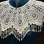Khăn choàng sườn xám PYCOU, Khăn choàng tua rua nước phong cách Polyester, Phong cách thanh lịch Retro Tua Rua ăn trộm tiệc
