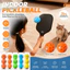 CATMALLER88 3 Bóng Xốp, Bóng Pickleballs yên tĩnh nảy chính xác không ồn ào, Bóng tập luyện PU mềm nhiều màu chất lượng cao Thực hành ngoài trời trong nhà