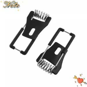 NOTE1 10 chiếc Giá đỡ lò xo đèn nền, Kẹp lò xo đèn bảng bạc 45mm, Phụ kiện chiếu sáng âm trần bằng thép cán nguội 15mm di động dành cho thợ điện