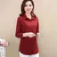 Áo Sơ Mi Nữ Tay Dài Nữ Mẹ Chắc Chắn Áo Công Sở Nữ OL Áo Làm Việc