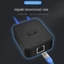 Công tắc mạng 2 cổng RJ45 LAN CAT6 1000Mbps 2 trong 1 Out / 1 trong 2 Out Bộ chia công tắc mạng ngoài bên trong